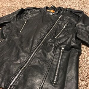 Women’s faux leather jacket